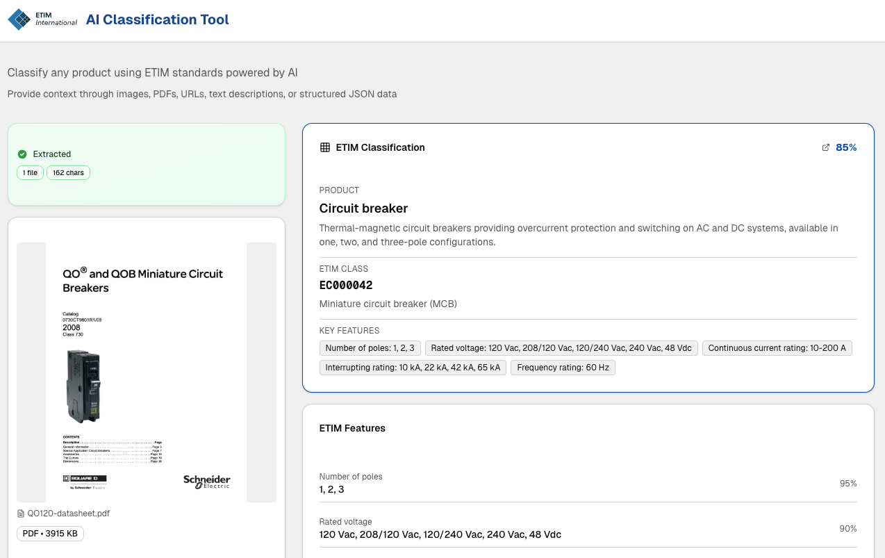 ETIM AI Klassificering logo