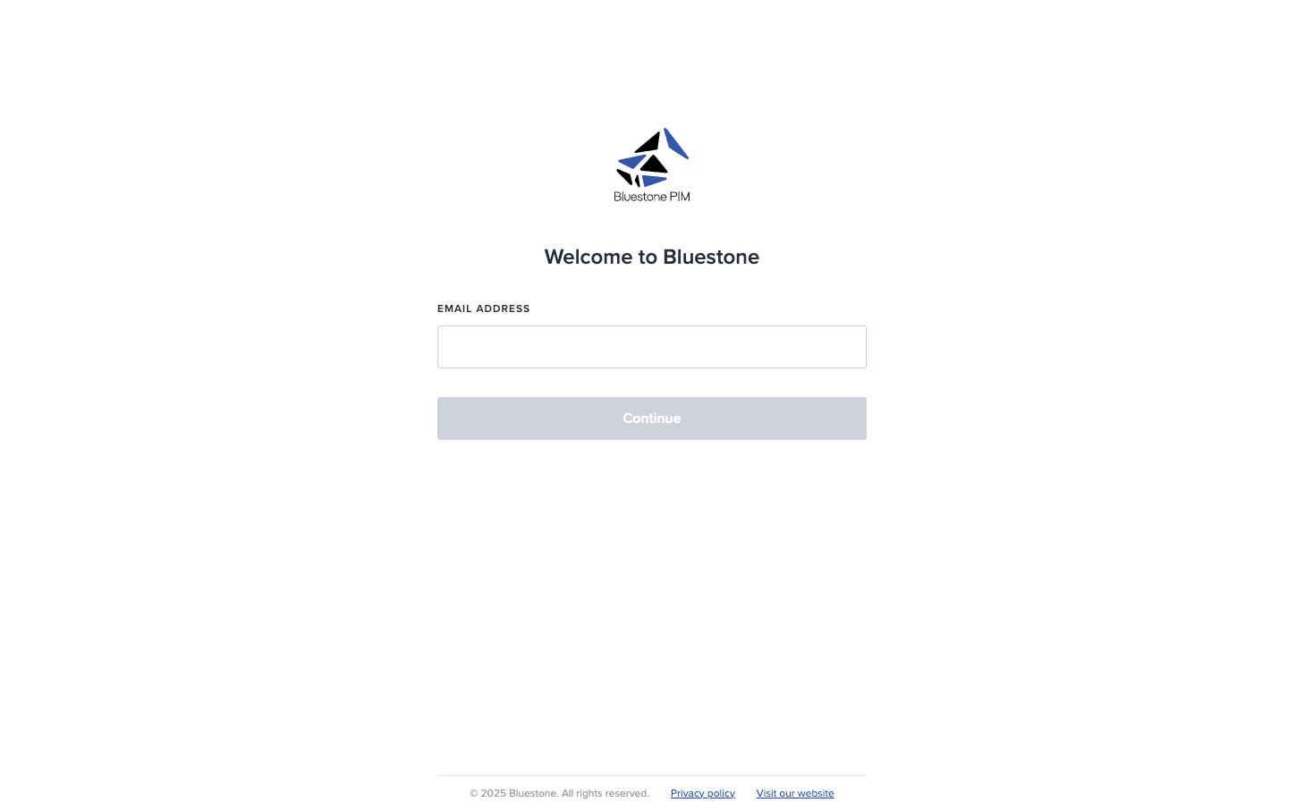 Bluestone PIM screenshot