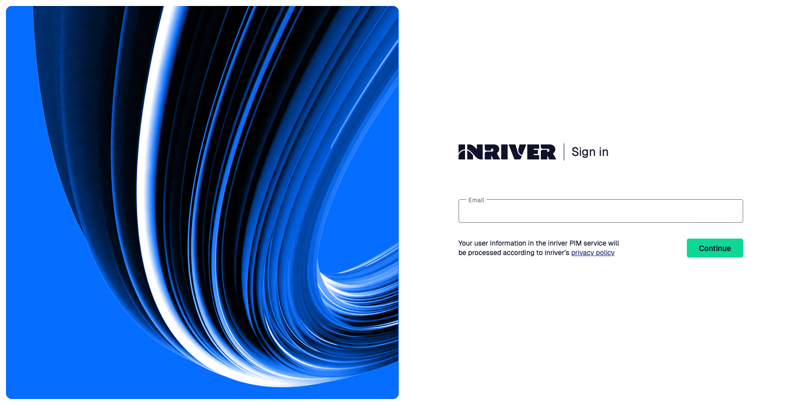 inriver PIM screenshot