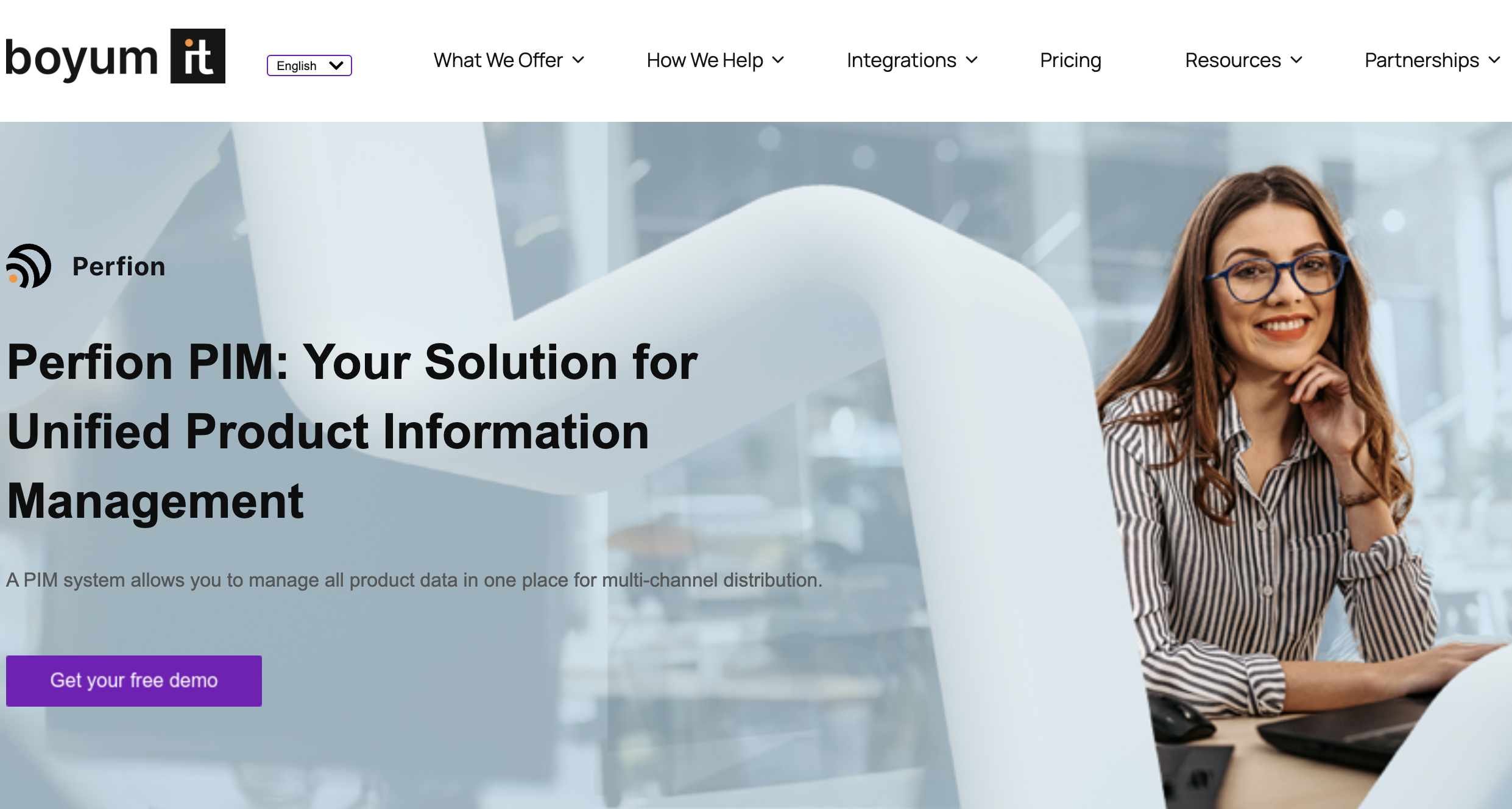 Perfion PIM screenshot